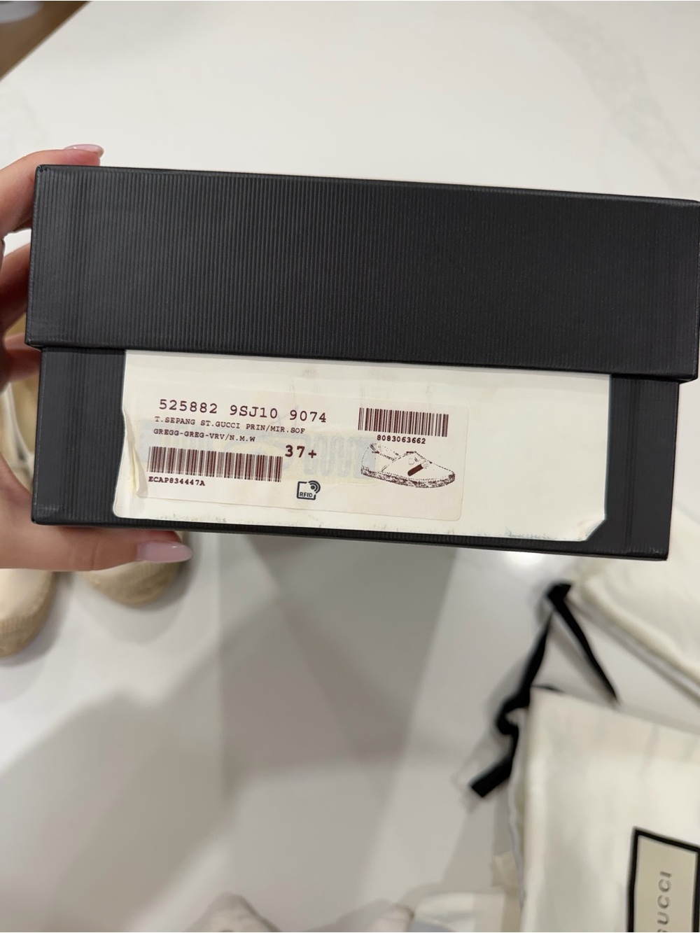 Gucci Cream Canvas Espadrille - Picture 5 of 10